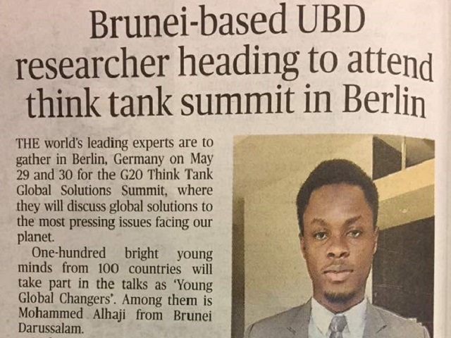 Brunei-Based UBD Researcher in Berlin Feature